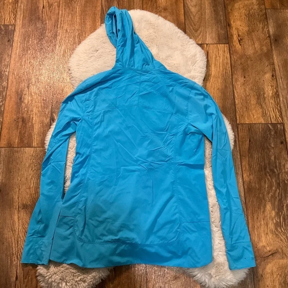 Duluth Trading Nylon Lightweight Jacket Womens Size Small Nylon‎ Blue Full Zip - Image 7