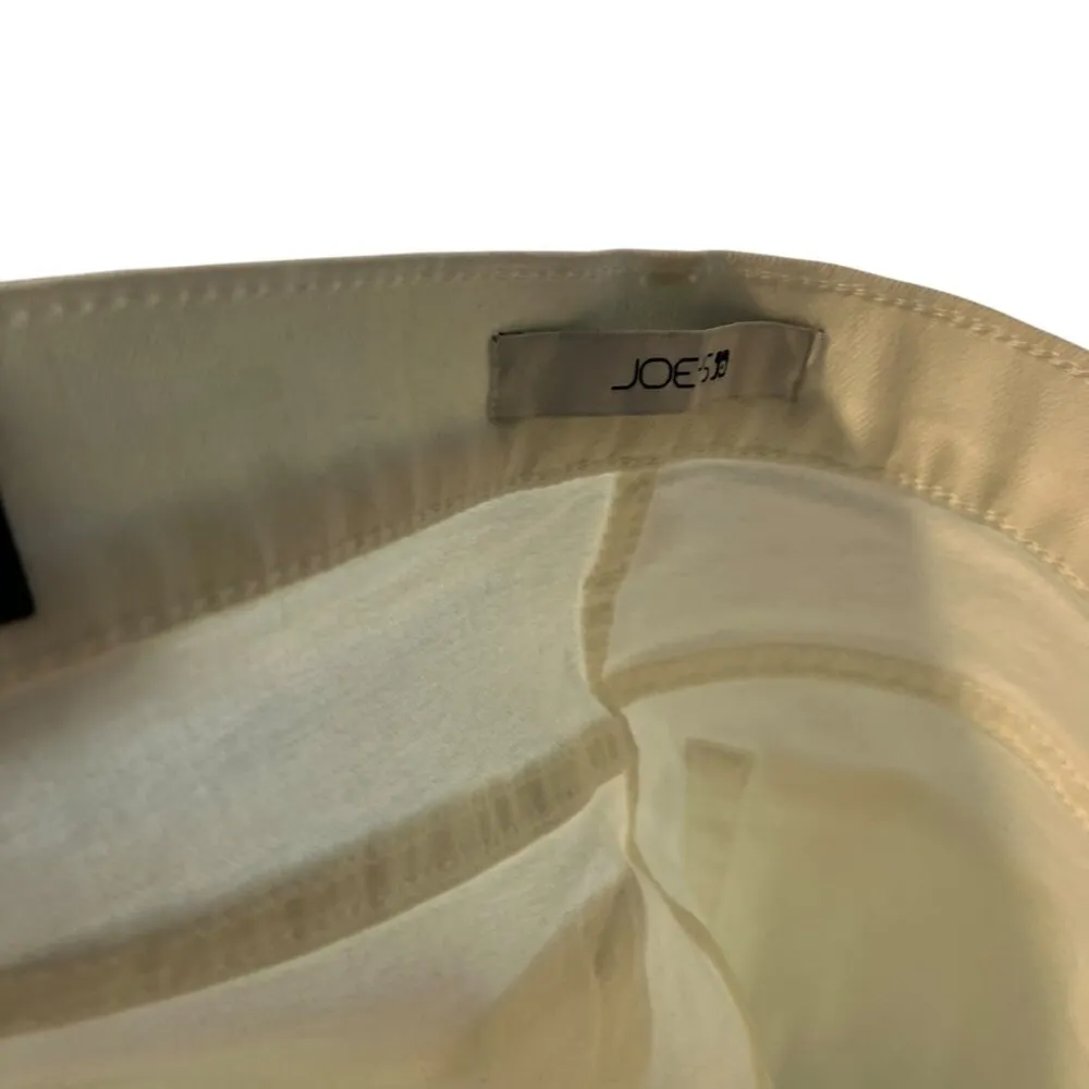 Joe's Women's 31 Jeans High Rise Straight 26" Crop‎ Pants White Coastal Casual - Image 6