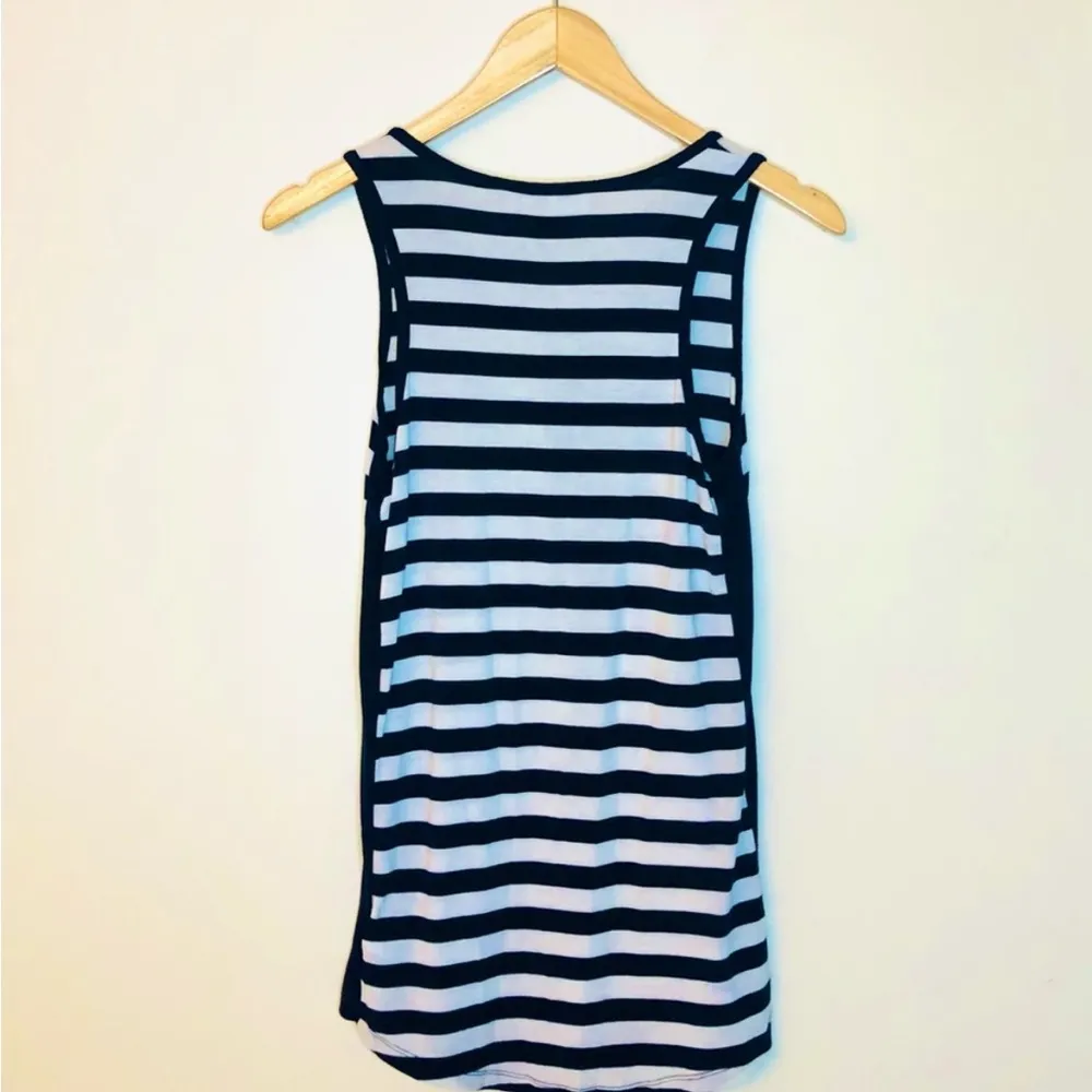 MICHAEL Michael Kors Navy/White Striped Tank size XS - Image 3