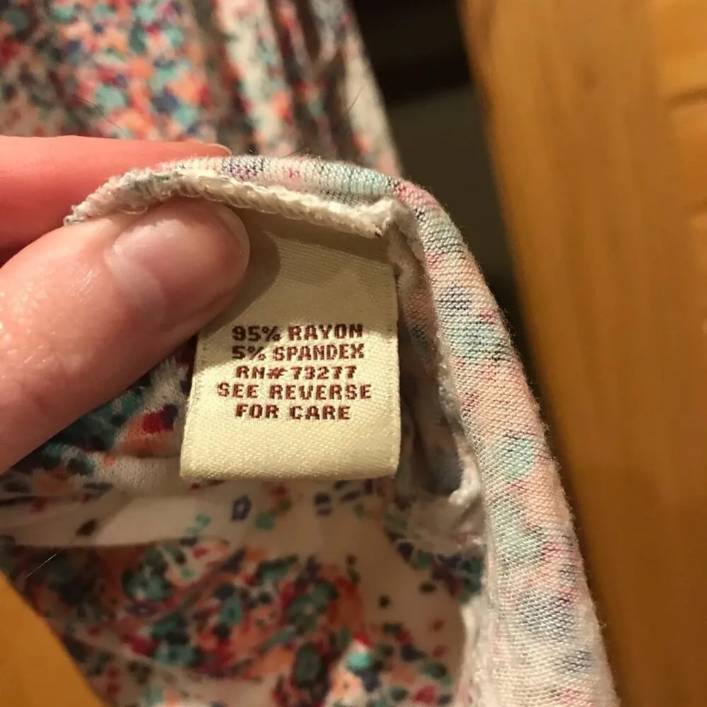 Mudd Patterned Tank Top Size Small - Image 5