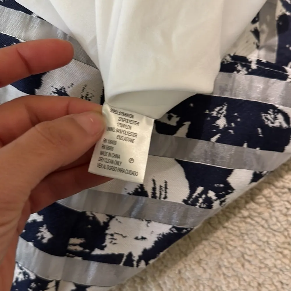 Patterned Cocktail Dress - Image 5