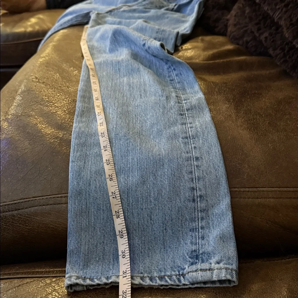 Vintage 501 jean size 29 x 32 shrink to fit perfect fit straight leg batwing tag - Image 10