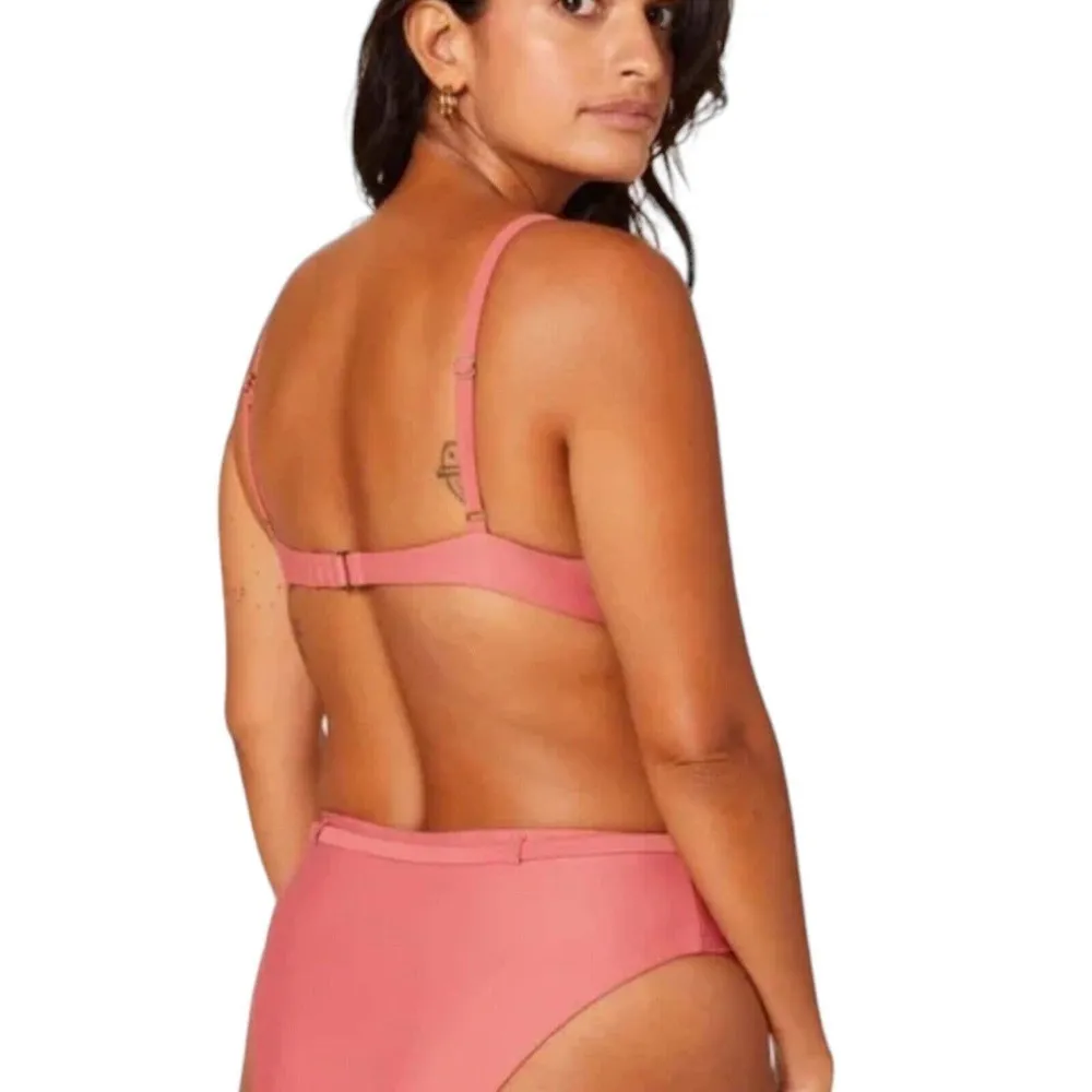 NWT Andie Swim Snakeskin Print Sicily Bikini Swimsuit Top Size Medium - Image 7