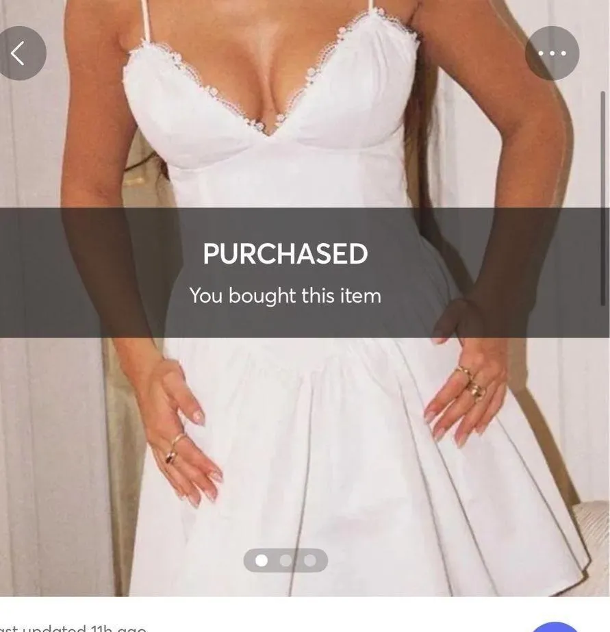 Princess Polly Dress Mini White - Image 5