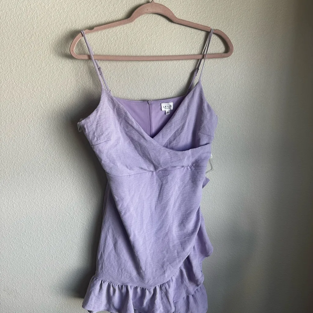 Le Lis Lavender Mini Dress - Image 2
