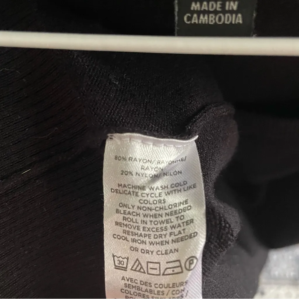 Ann Taylor Factory Elegant Black‎ Sweater - Image 3