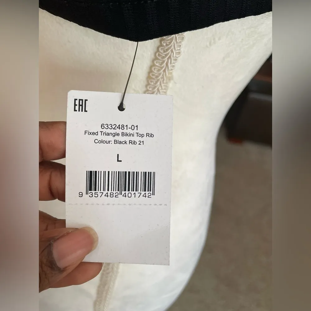 Cotton On Body Fixed Triangle Rib Bikini Top Size L NWT - Image 13