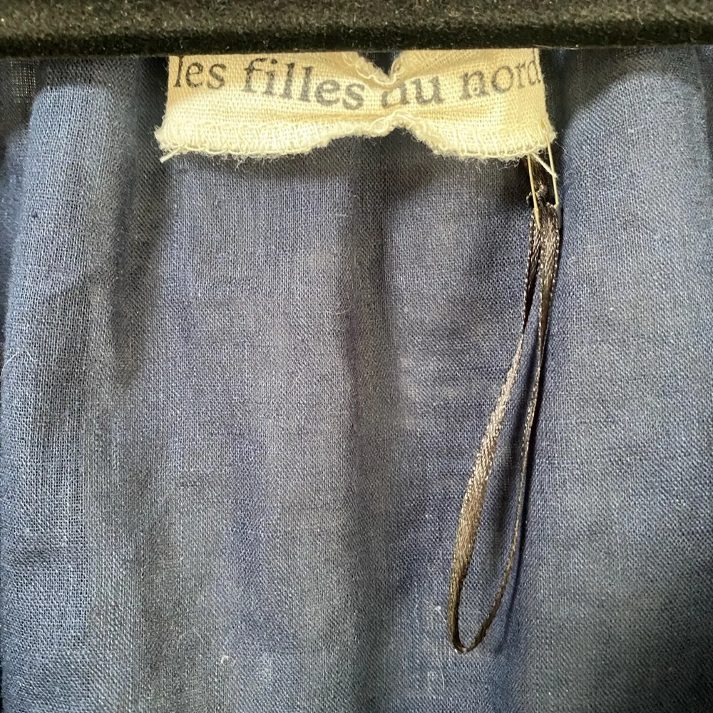 NWOT Les Filles du Nord “Danielle” hand embroidered balloon sleeve tassle lin… Blue Size M - Image 12