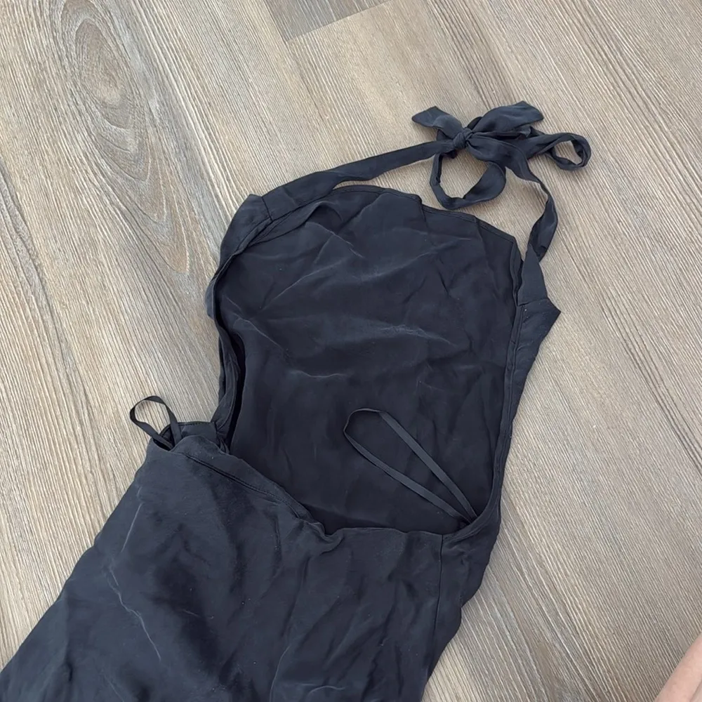 NWT DISSH AIMEE BLACK SILK COWL NECK DRESS Size 6 - Image 15