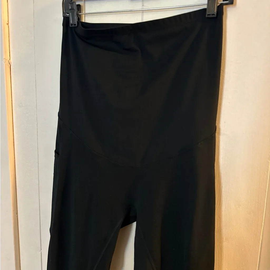 Nerf Black Maternity Leggings with Pocket Size undefined - Image 4