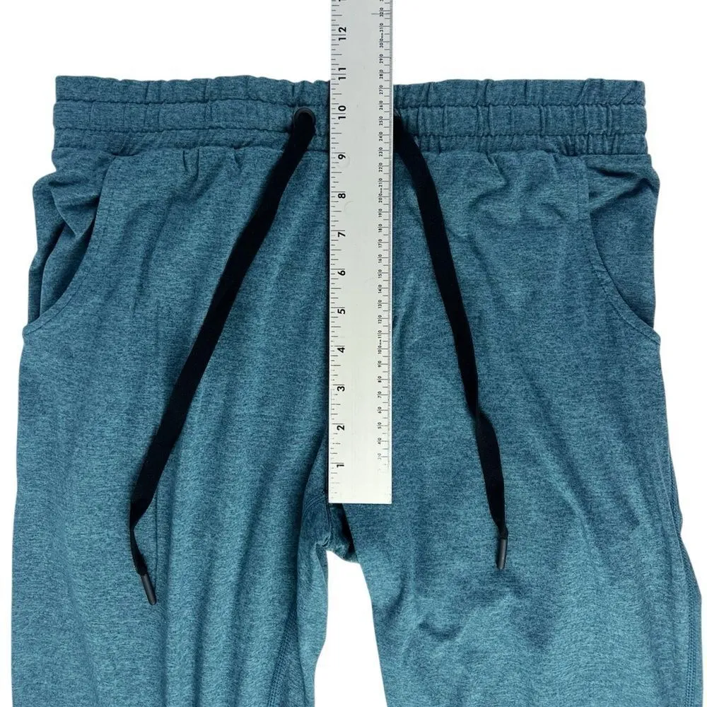 Natori Heather Turquoise Blue Soft Lounge PJ Pants Drawstring Waist Size Small - Image 5