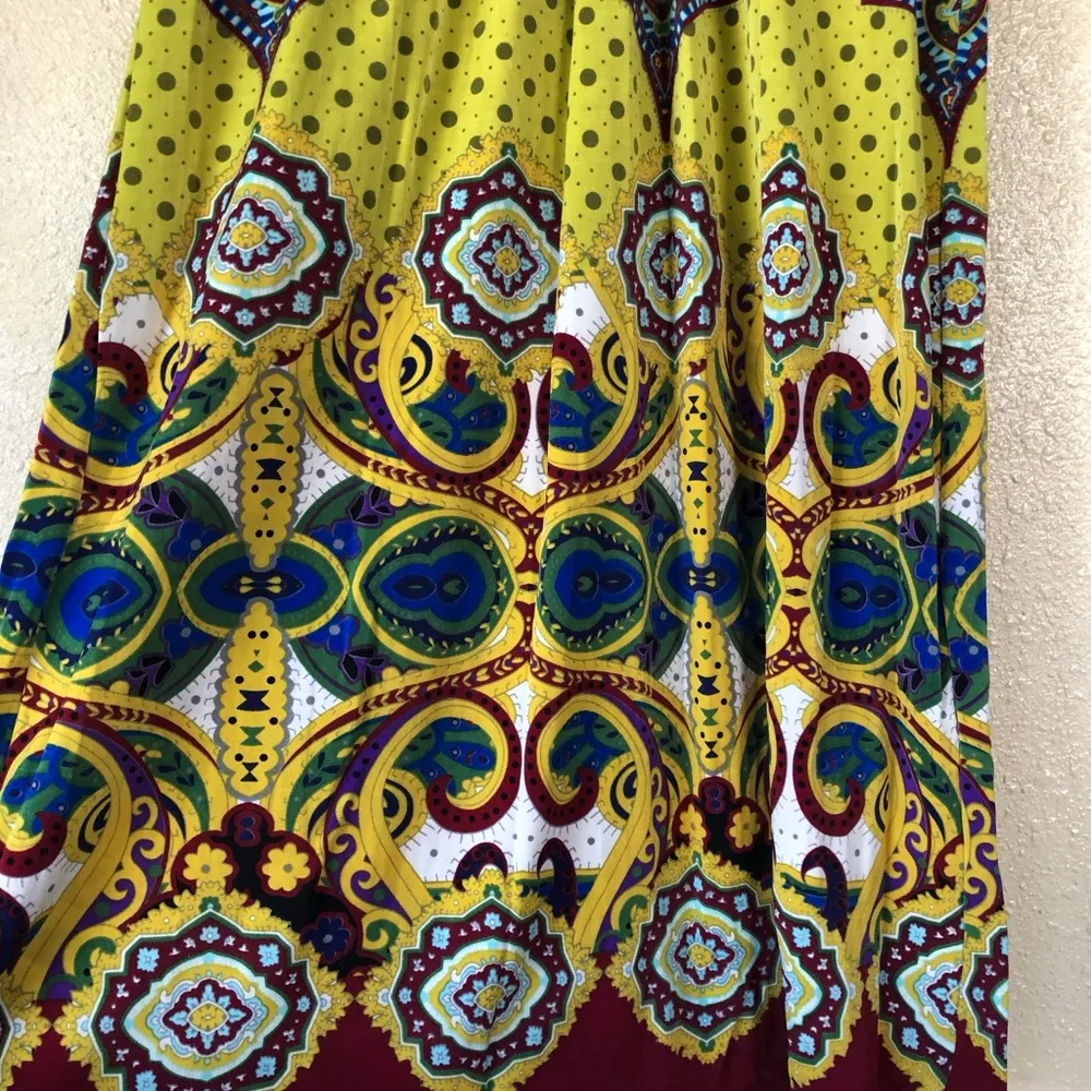 Mlle Gabrielle Abstract Print Dress S - Image 9