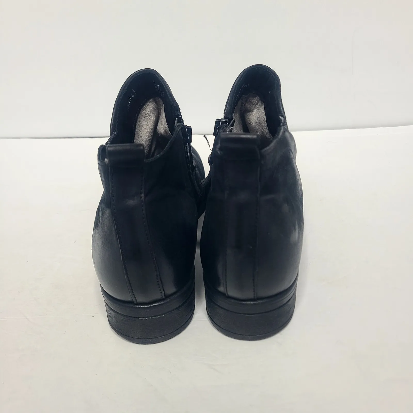 Miz Mooz Snap Leather Suede Studded Booties Ankle Boots Black‎ Women's 41 9.5-10 - Image 6