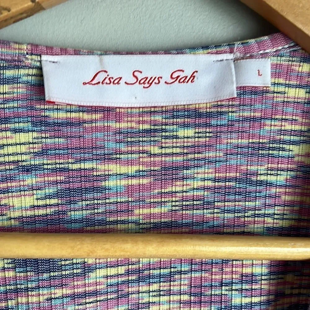 Lisa Says Gah Lucille Long Sleeve Wrap Midi Dress in Berry - Image 8