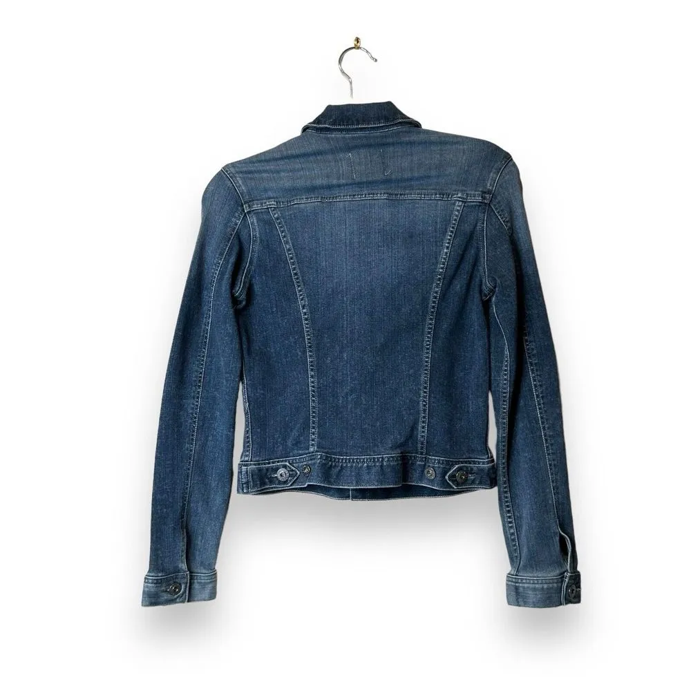 AG Adriano‎ Goldschmied Jacket Womens Size Small Blue Denim Trucker - Image 2