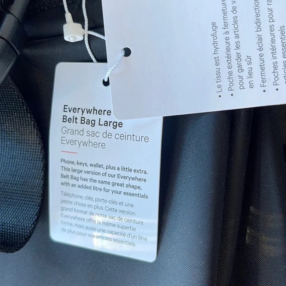 Lululemon Everywhere Belt Bag Fanny Pack  Black New trendy tick tock item - Image 5