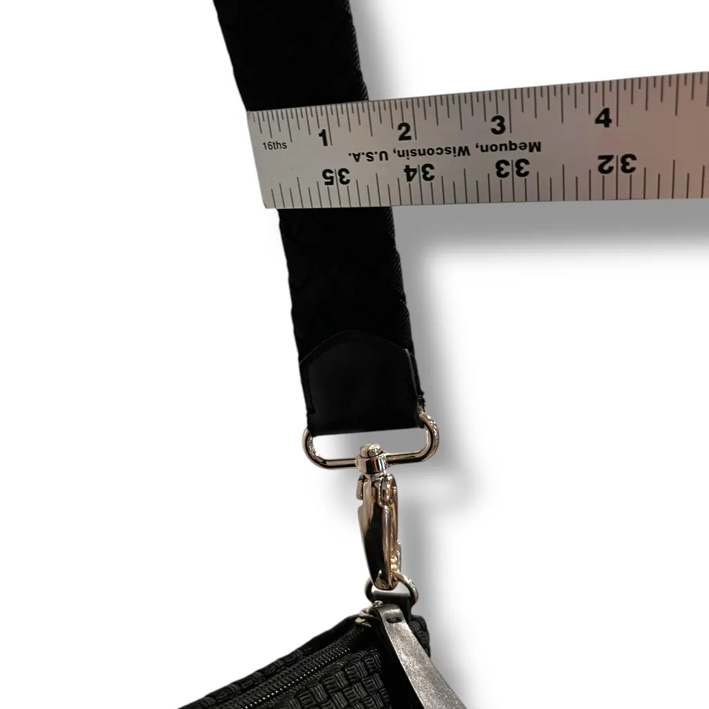 The Sak Small Black SilverHandbag Going Out Little Black Dinner Purse Club Bag - Image 11