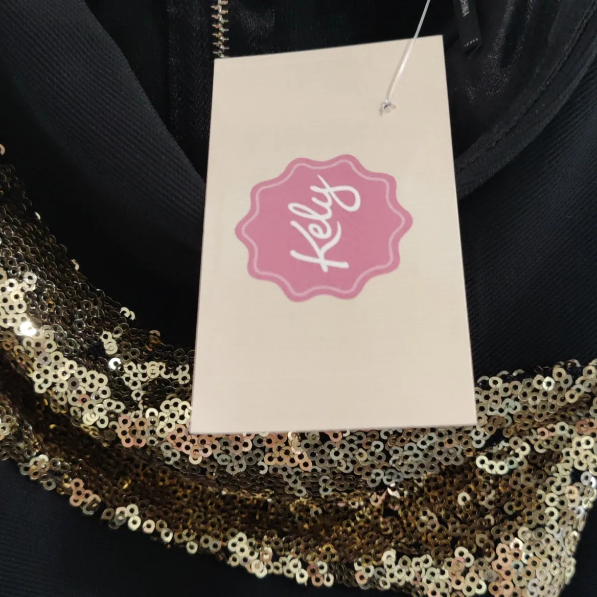 Juniors Special Occasion Dress Black Gold Sequins Size undefined - Image 4