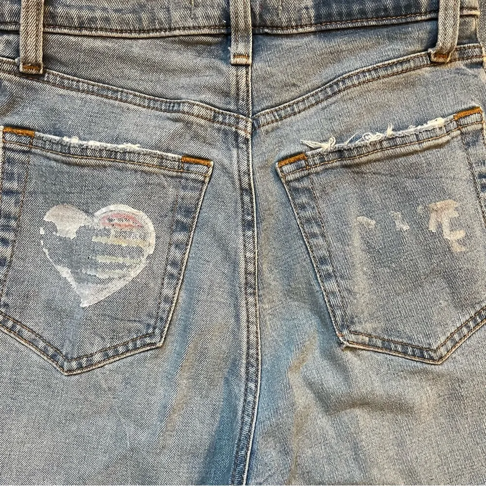 Abercrombie & Fitch the ankle straight ultra high rise jean size 25 / 0 - Image 4