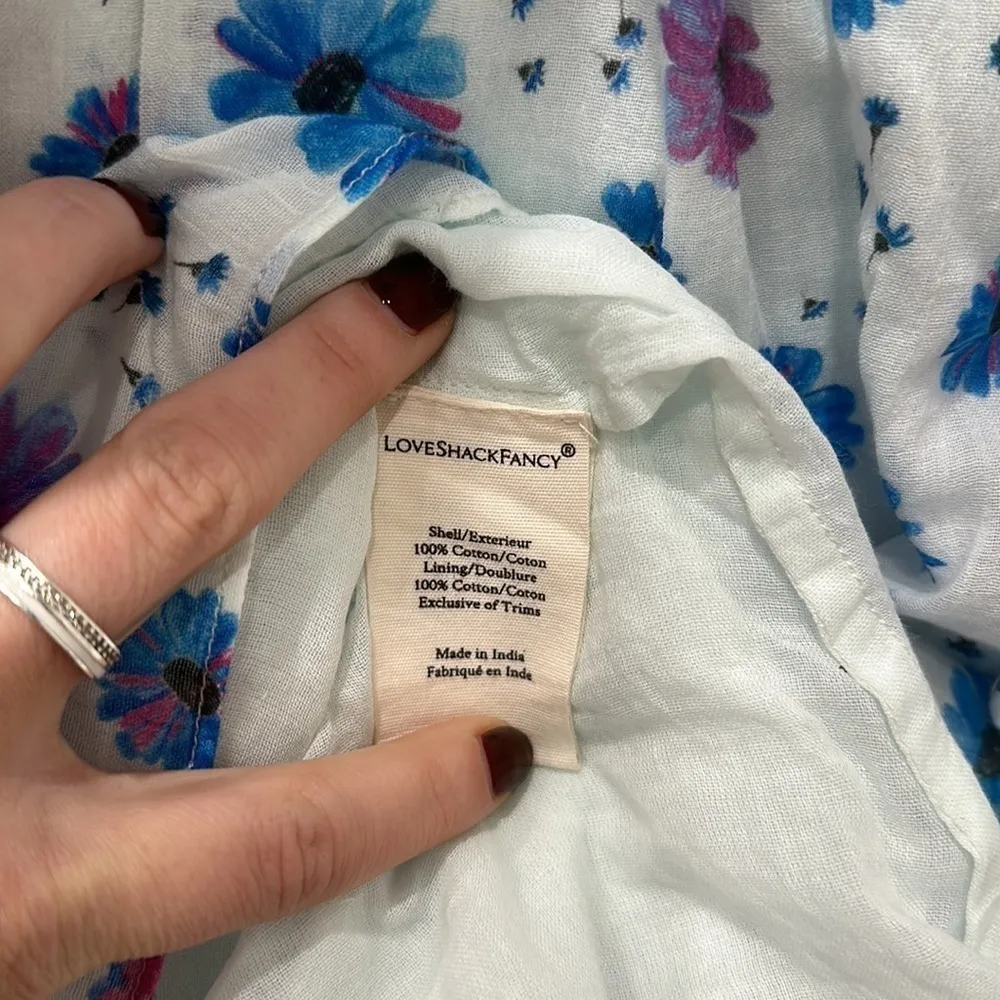 NWT LoveShackFancy Miri Dress Deep Cotton Candy XS - Image 9