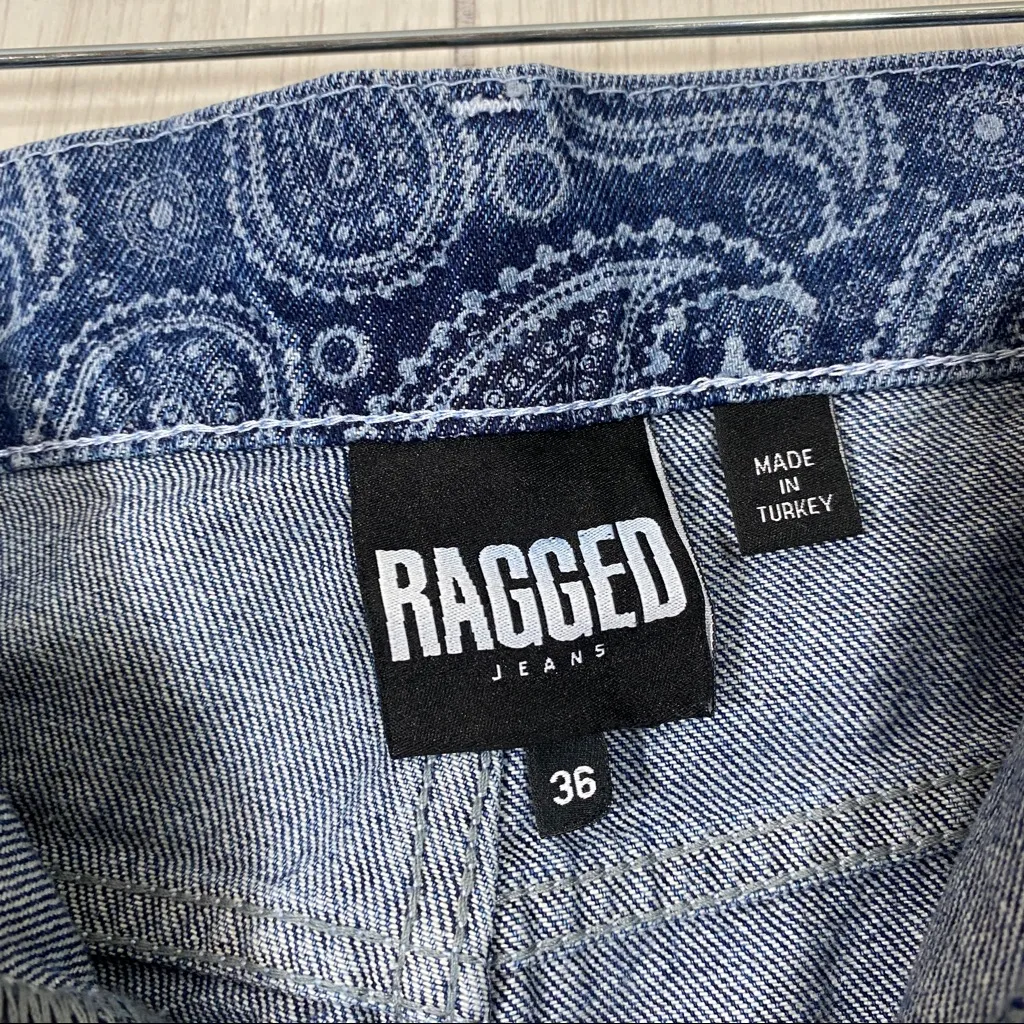 The Ragged Priest Rapture Jeans Paisley Print size 36 - Image 13