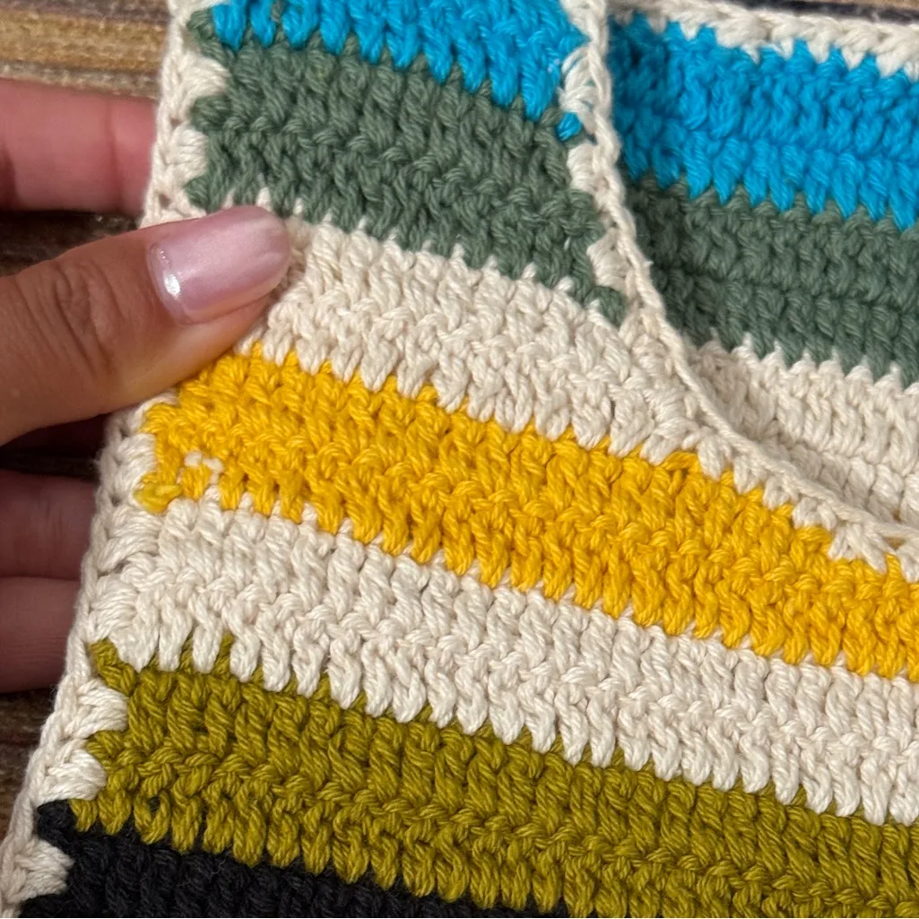 Zara Multicolor Crochet Top NWT - Image 5