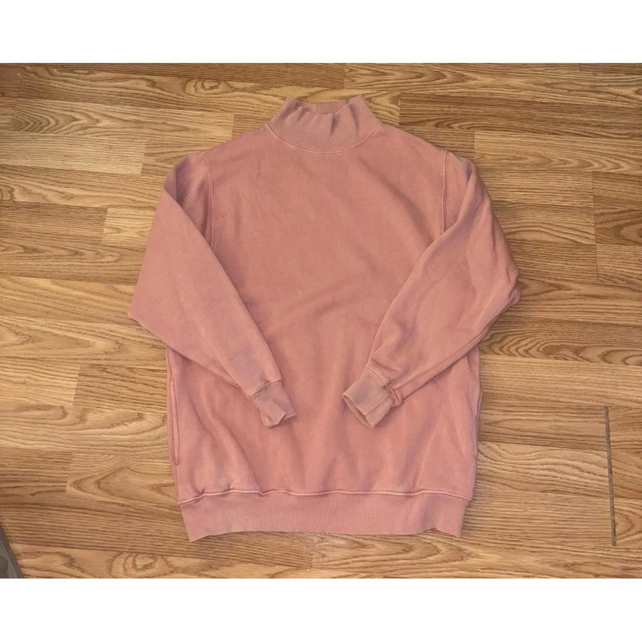 Aerie Oversized Mock Neck Sweatshirt Size XS - Image 2