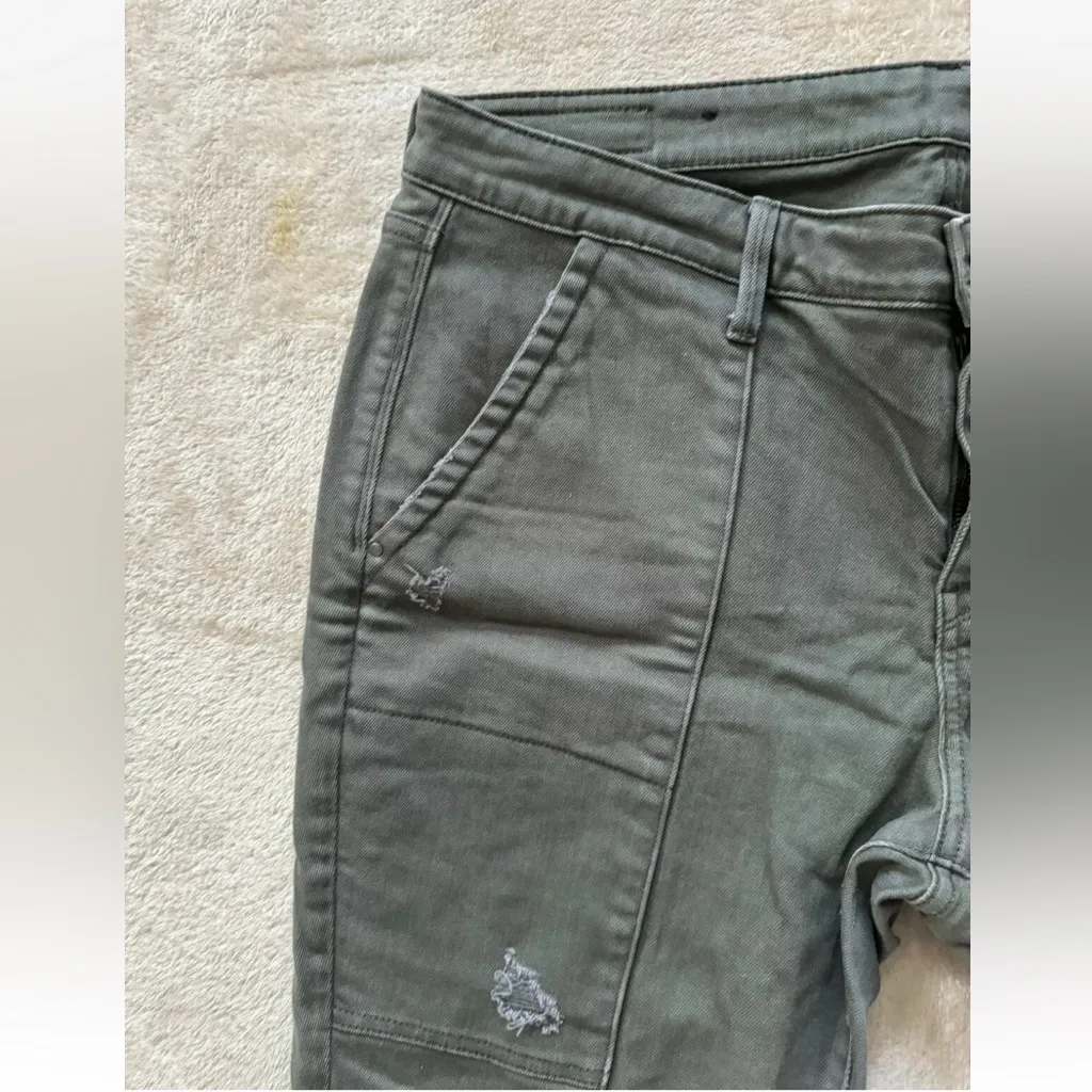 Treasure & Bond Women’s Olive Green Zip‎ Ankle Pants Size 31 - Image 5