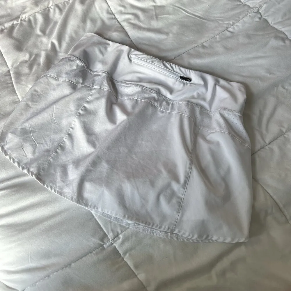 Hind Womens Large L Athletic White Skirt Skort Tennis Golf Pickleball Outdoor - Image 7