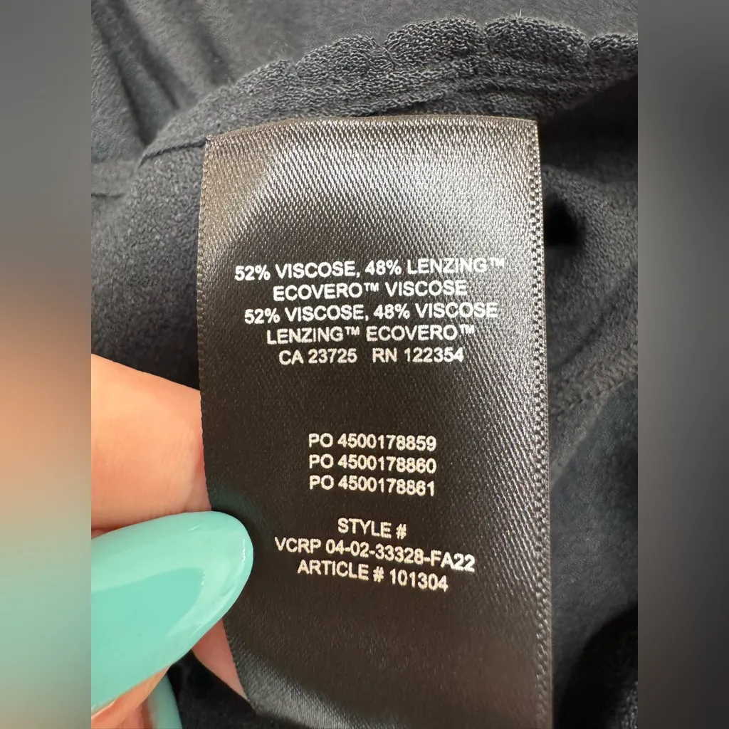 Aritzia Wilfred Clarissa Puff Sleeve Long Sleeve Blouse Black size 2XS XXS - Image 10