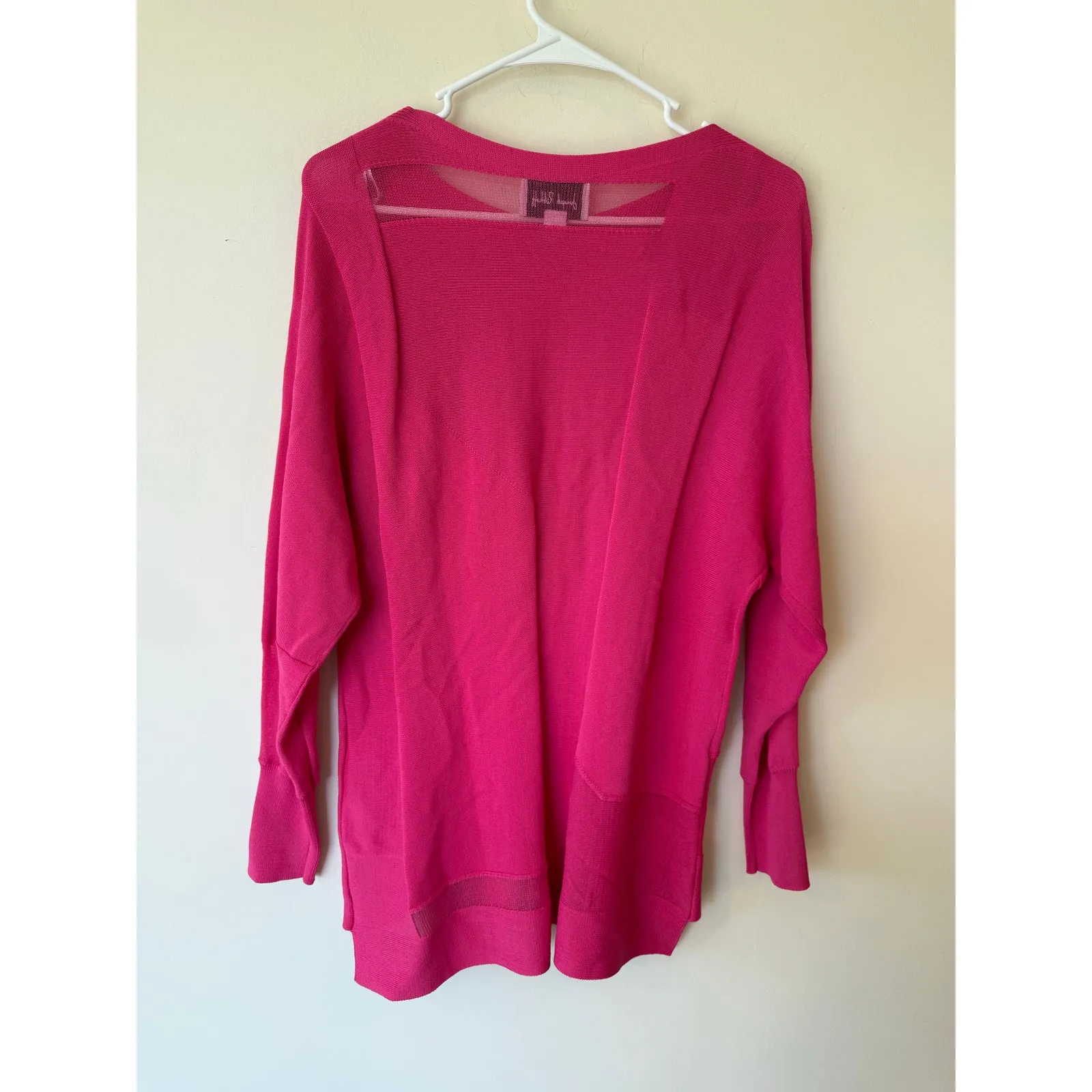 NWT Joseph Ribkoff Sorbet Cutout Long Sleeve Top Knitted Pink Women's Size Small - Image 4