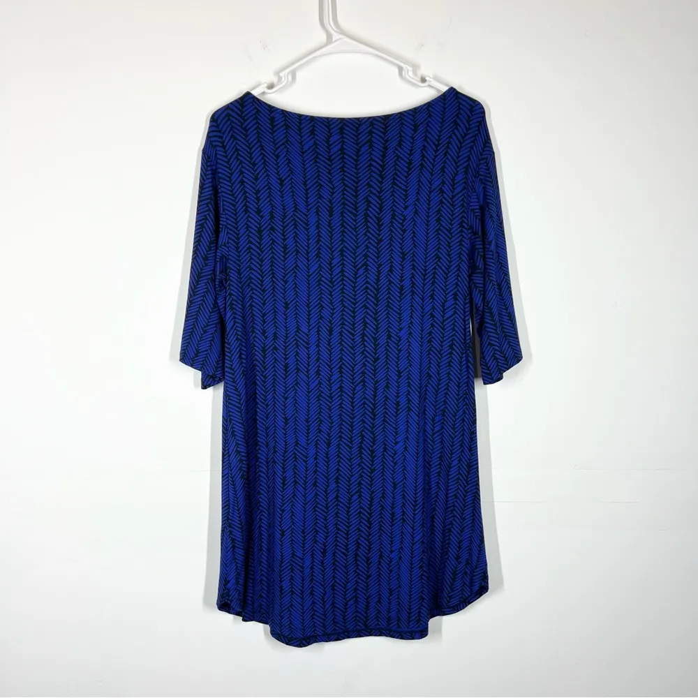 Marimekko Tricot Siinna Korpikuusi Tunic Dress Size XS Blue - Image 2