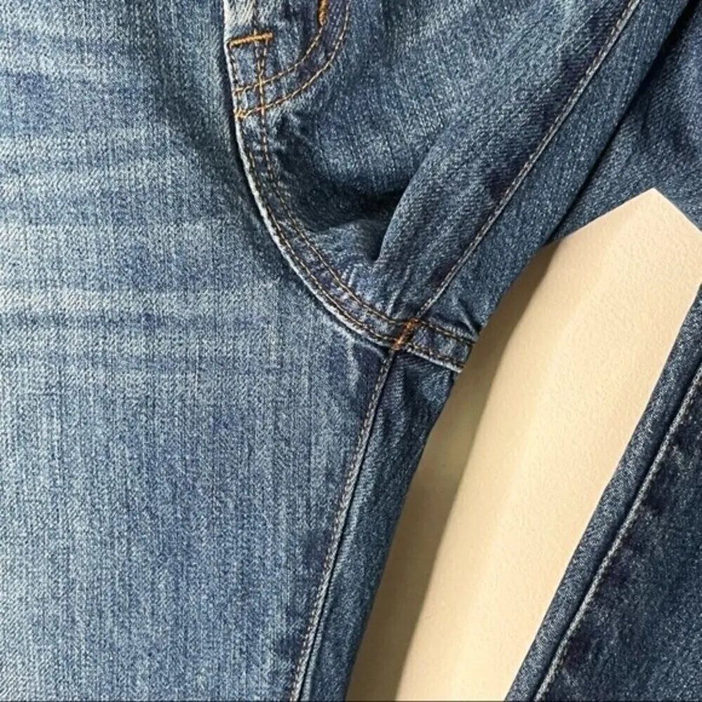 Madewell The Perfect Summer Jean Destructed High Rise Tapered H5823 Size 28 - Image 8