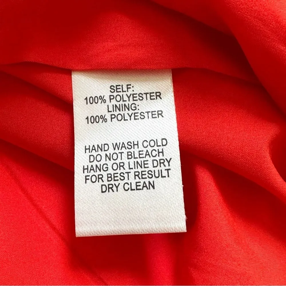 Lulus Dress Joyful Red Orange Blue White Stripe Tie Back Mini Dress Small NEW - Image 12