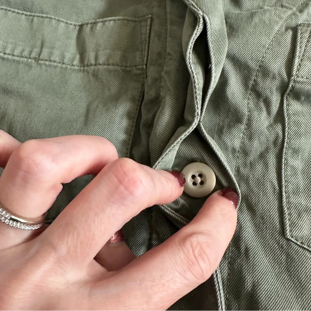 Madewell Green Grment Dyed Relaxed Coverall Romper - Image 8