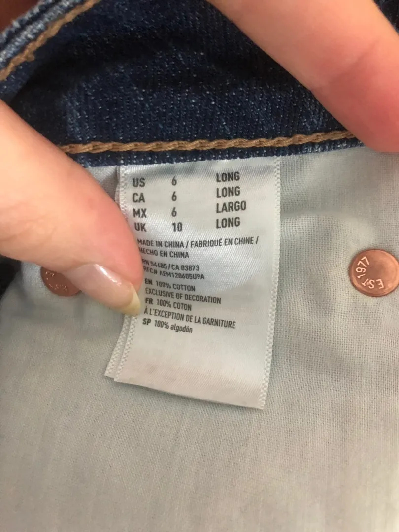 American Eagle Outfitters Patch Jean Skirt - Image 3