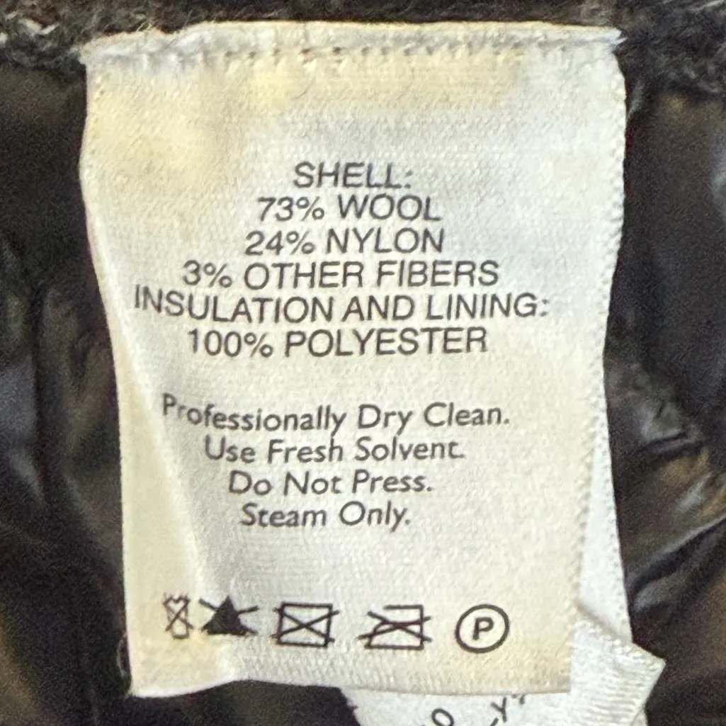 Eddie Bauer Women’s Wool Cable Knit Insulated Quiet Luxury Puffer Vest Sz L - Image 7