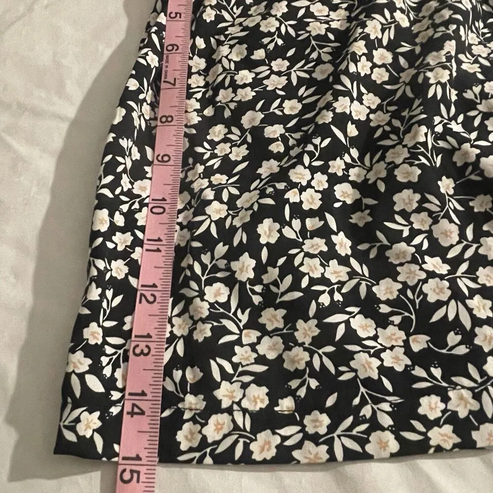 Boohoo Womens Shorts Size 10 Floral High Waist Casual Modern Y2K 90's Bohemian - Image 14