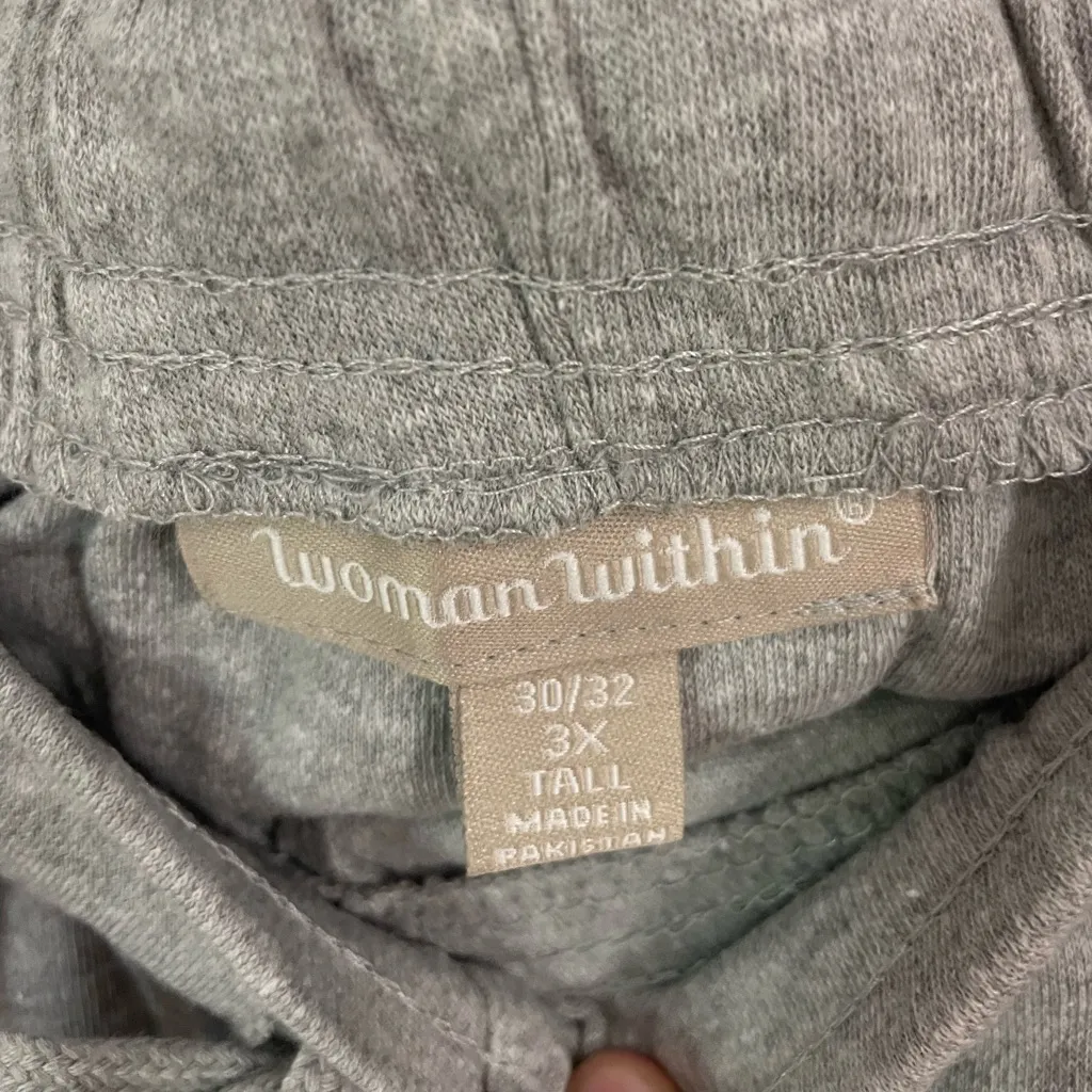 NWT Woman Within Women's Plus Size Petite Better Fleece Jogger | Size: 3X - Image 5