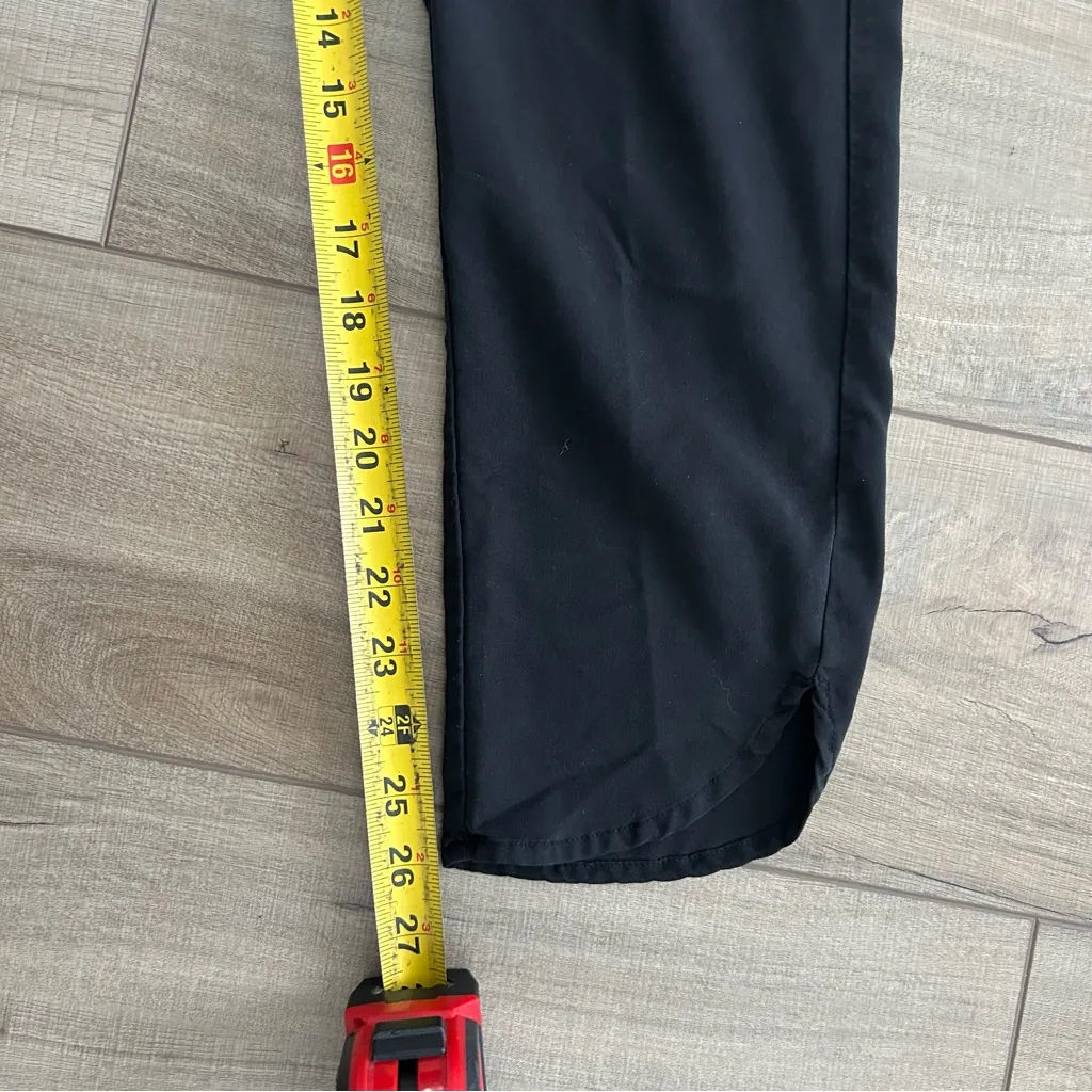 Marine Layer Allison Black Modal High Rise Pull on Tulip Hem Pants M - Image 10