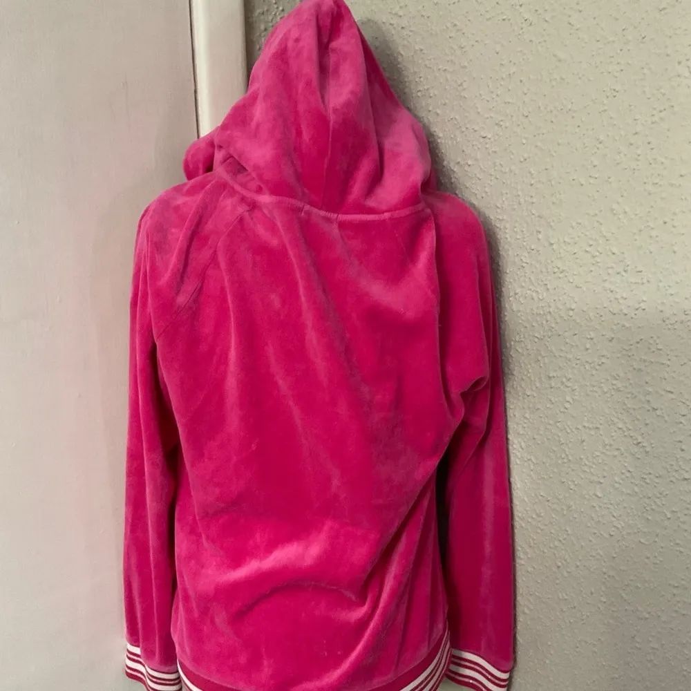Juicy Couture  Pink Velour Tracksuit Size L FLAWS Film Motion Pictures - Image 2
