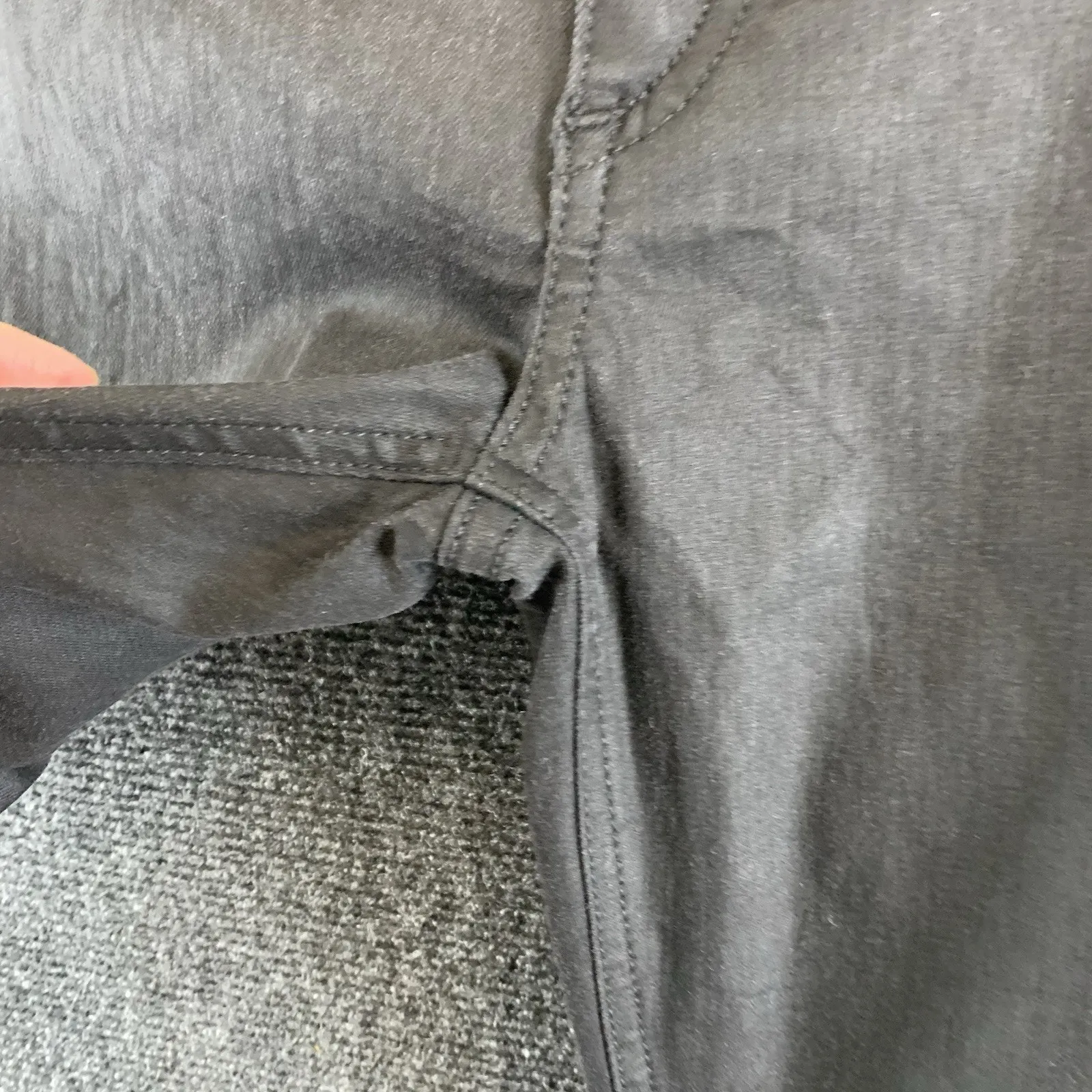 Rag & Bone Women’s Skinny Jeans Zipper Capri Moto Black Size 26 - Image 7