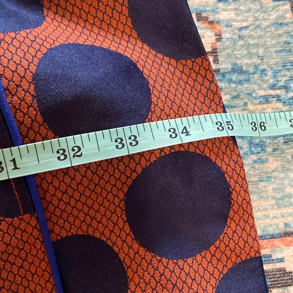 Maeve Anthropologie Fit & Flare Dress High Neck Open Back Cut Out Back Polka Dot - Image 16