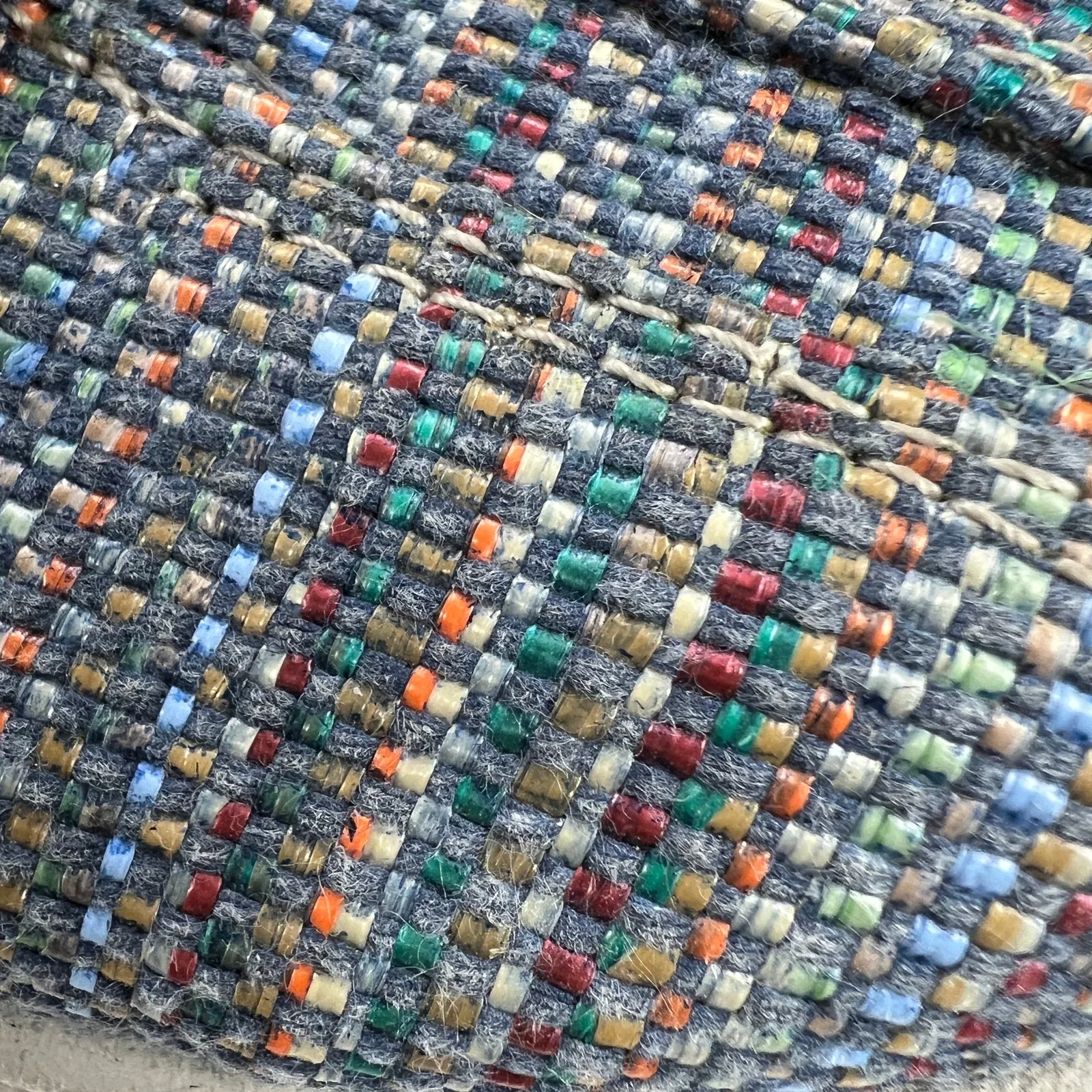 Dansko Brandi Madras Blue Textured Canvas Sneaker Size Euro 39/US 8.5-9 - Image 3