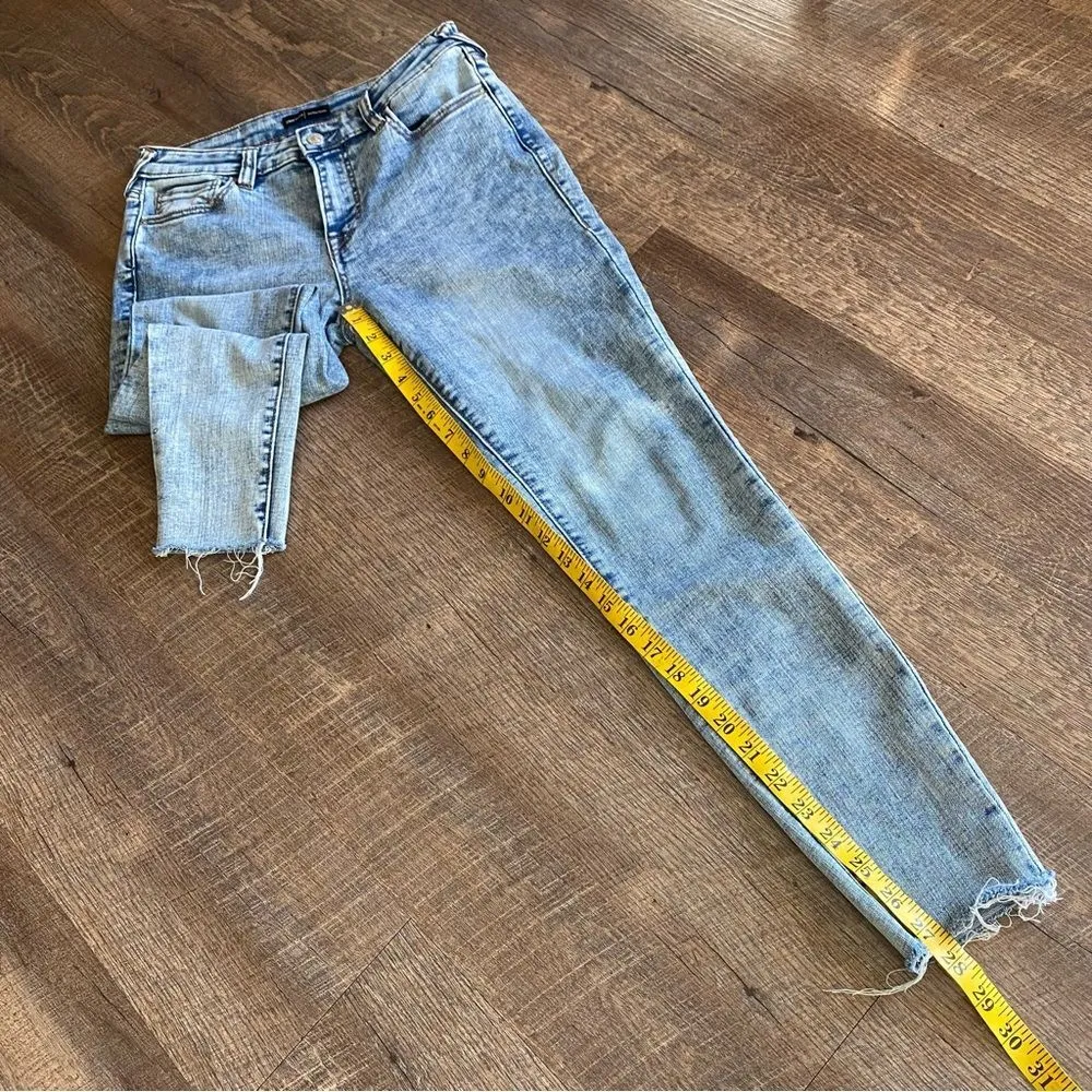 True Religion Jennie Curvy Jeans Mid Rise Skinny Raw Ankle - Image 9