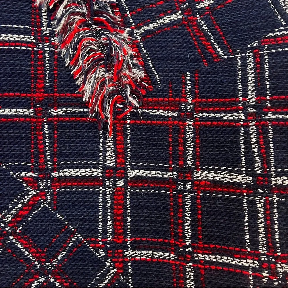 Cynthia Rowley Fringe Tweed Jacket Size Large - Image 13