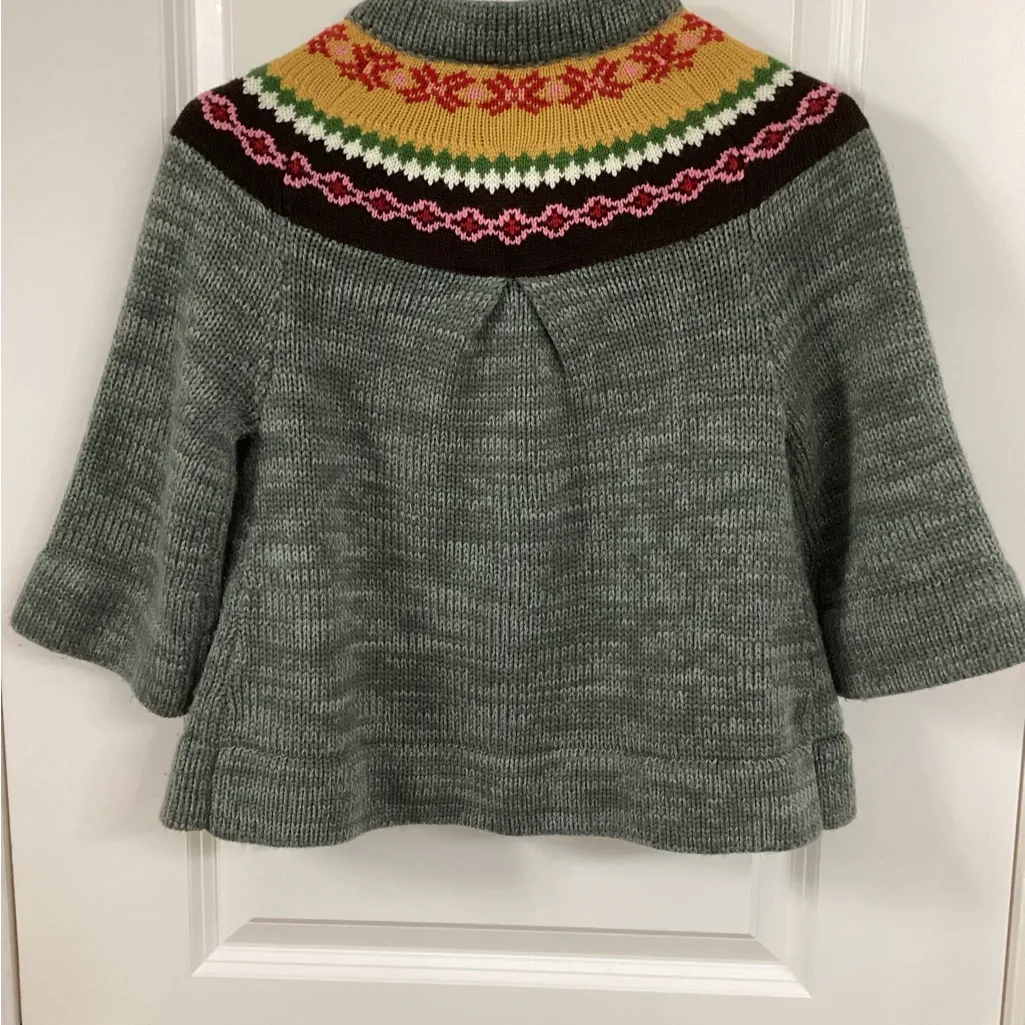 Pure Luck Colorful Knit Sweater Green Size M - Image 2