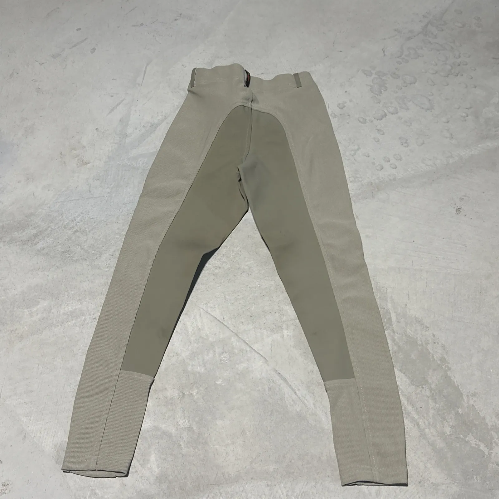 Kerrits Breeches Womens SZ L Equestrian Riding Pants Beige Tan Khaki USA MADE - Image 10