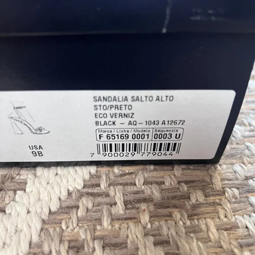 AQUA Ankle Strapped Heel Sz 9B - Image 5