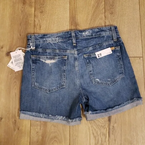NWT Joe's Blue Chic Feminine Casual Trendy Summer Cute Jean Shorts Size 27 - Image 4